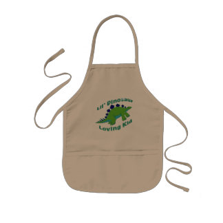 Dino Loving Kid Kids' Apron