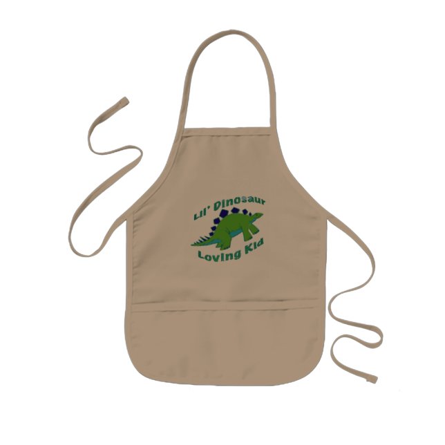 Dino Loving Kid Kids' Apron (Front)