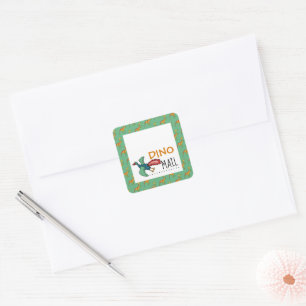 Dino Mail, Dinosaur Square Sticker