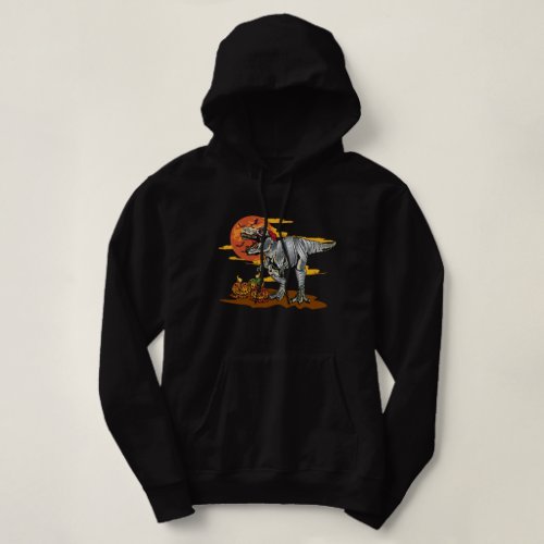 Dino_Mash Spooky Pumpkinosaur  Hoodie