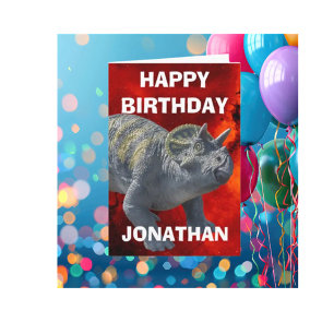 Dino-Mite 1st Birthday Card