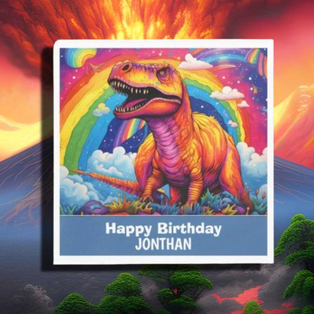 Dino-Mite Birthday Party Napkins (Creator Uploaded)