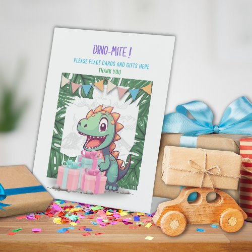 Dino_mite Birthday Party Tabletop Sign