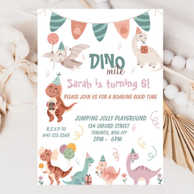 DINO-MITE!  INVITATION (Creator Uploaded)