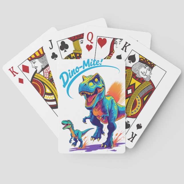 Dino-Mite Poker Cards (Back)