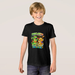 Dino-Mite Preschooler Cute Dinosaur Back To School Tri-Blend Shirt