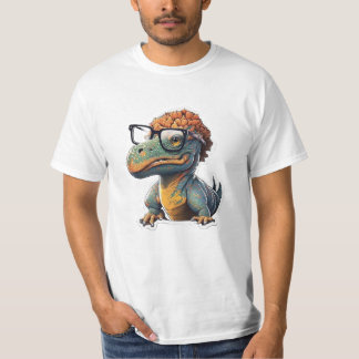 Dino-mite Style: The Spectacled Dinosaur T-Shirt