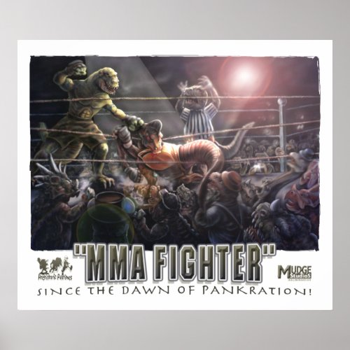 Dino MMA Battle Dawn of Pankration Poster