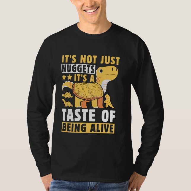 Dino Nugget Plush Dino Nugget Pillow Chicken Nugge T-Shirt (Front)