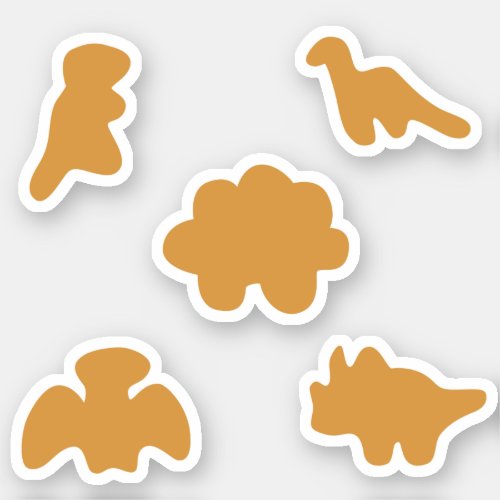 Dino nuggets addict sticker