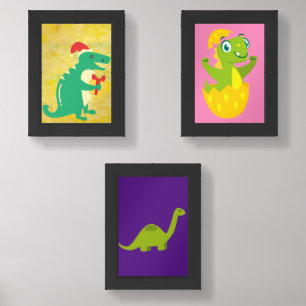 Dino Nursery Print Set