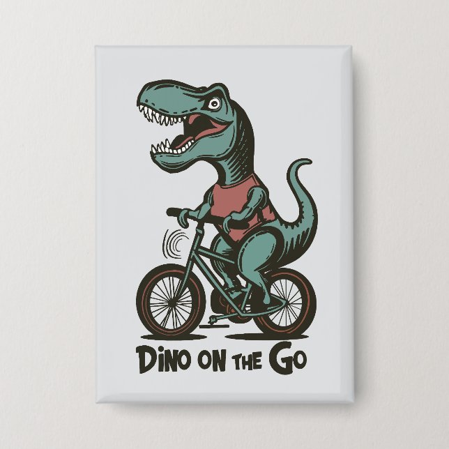 Dino on the Go Button (Front)