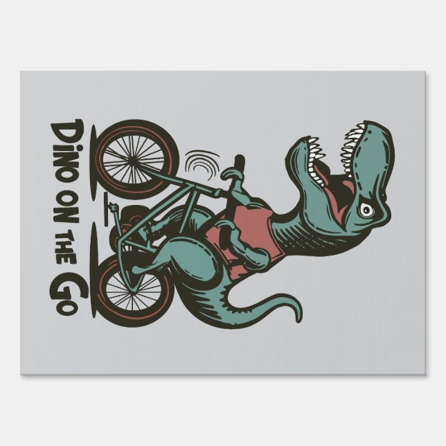 Dino on the Go Sign (Front)
