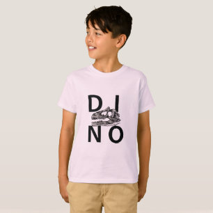 DINO - Pale Pink Kids' Hanes TAGLESS® T-Shirt