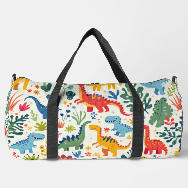 Dino Paradise Duffle Bag (Front)