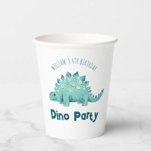 Dino Party Dinosaur Kids Birthday Paper Cups