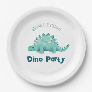 Dino Party Dinosaur Kids Birthday Paper Plates