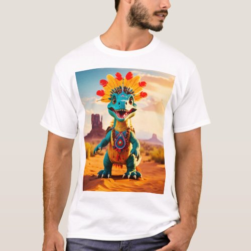 Dino Party Wear Where Fun and Fashion Collide T_Shirt