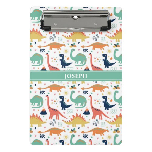 Dino Pattern Mini Clipboard