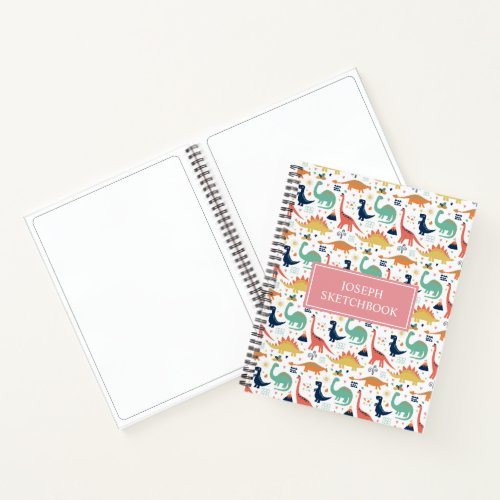 Dino Pattern Notebook