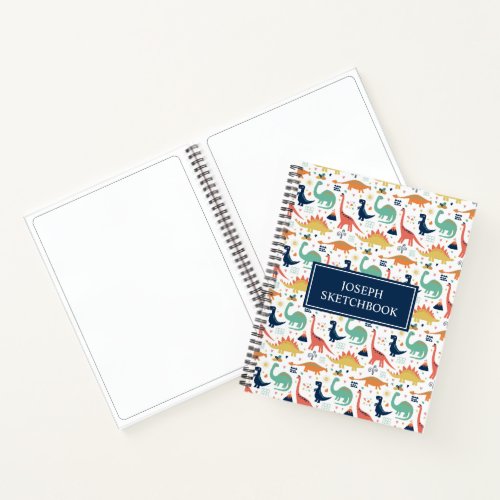 Dino Pattern Notebook