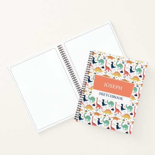 Dino Pattern Notebook