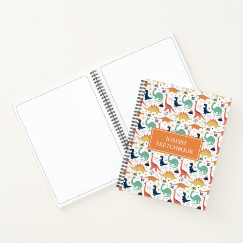 Dino Pattern Notebook