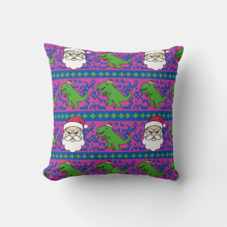 Dino Pattern Throw Pillow