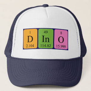 Dino periodic table name hat