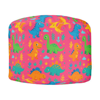 Dino Pop! Round Pouf