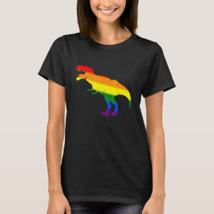 Dino Pride Rainbow Flag  LBGT Pride Month T-Shirt