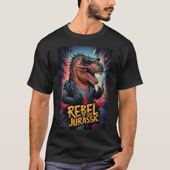 Dino Punk Rebel T-Shirt (Front)