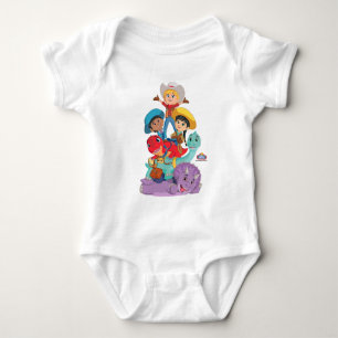Dino Ranch Friends Baby Bodysuit