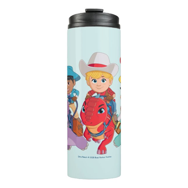 Dino Ranch Friends Design Thermal Tumbler (Front)