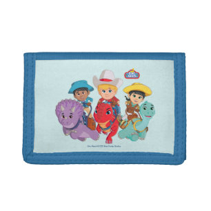 Dino Ranch Friends Design Tri-fold Wallet
