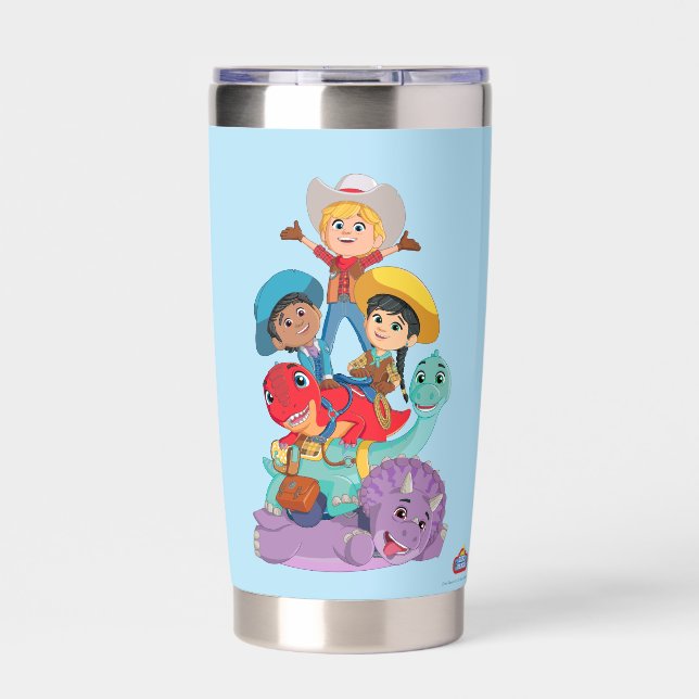 Dino Ranch Friends Insulated Tumbler (Front)
