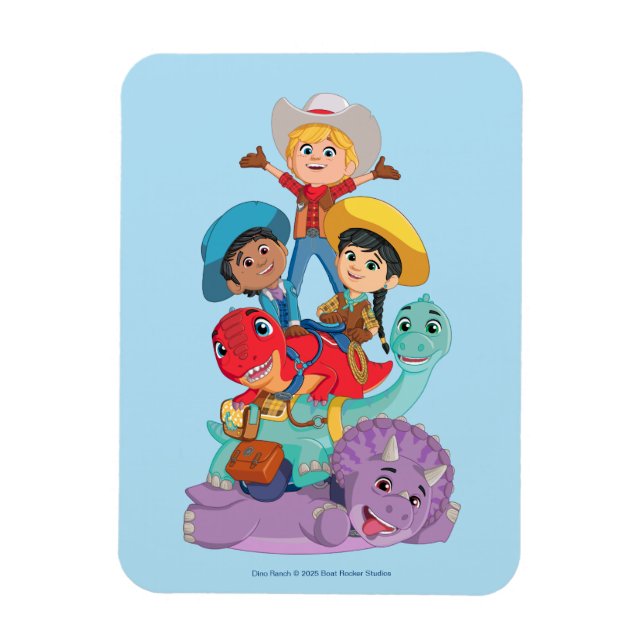 Dino Ranch Friends Magnet (Vertical)