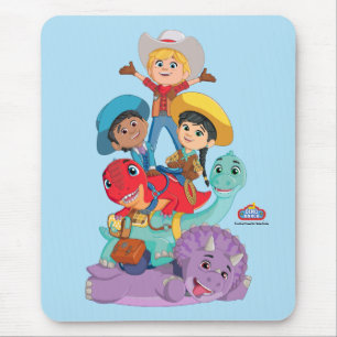 Dino Ranch Friends Mouse Pad