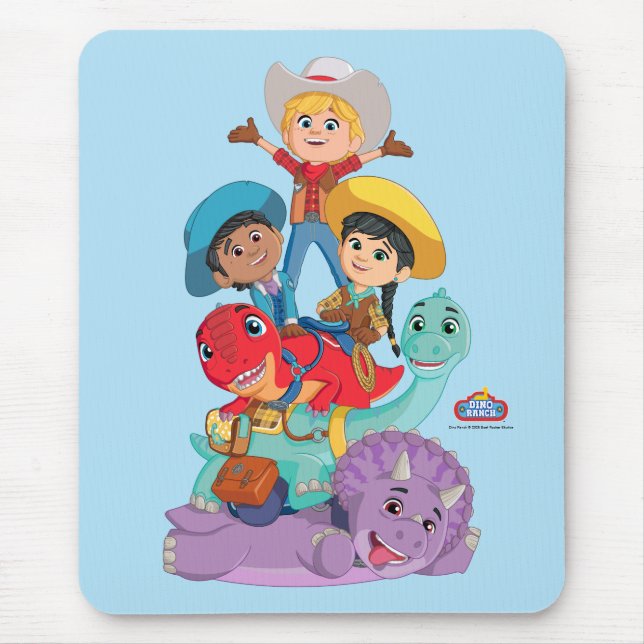 Dino Ranch Friends Mouse Pad (Front)