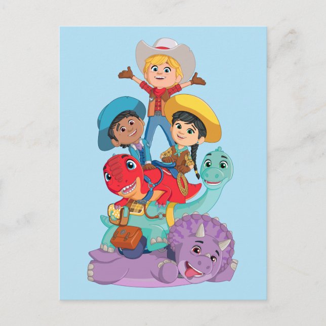 Dino Ranch Friends Postcard (Front)