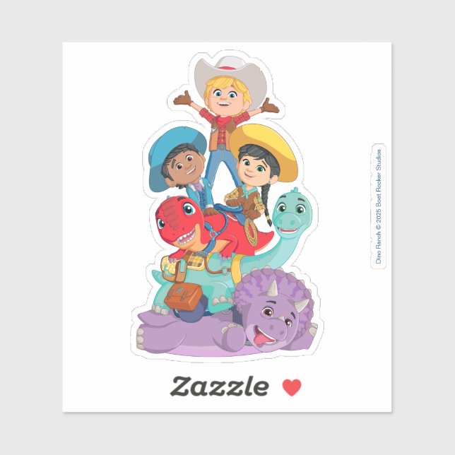 Dino Ranch Friends Sticker (Sheet)