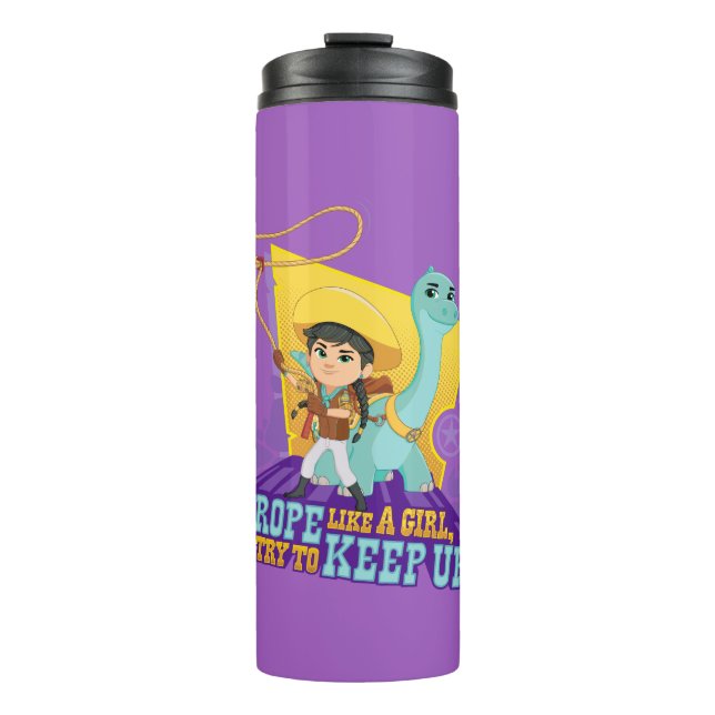 Dino Ranch | Min and Clover Thermal Tumbler (Front)