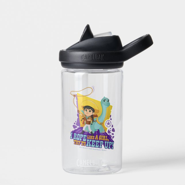 Dino Ranch | Min and Clover Water Bottle (Left)