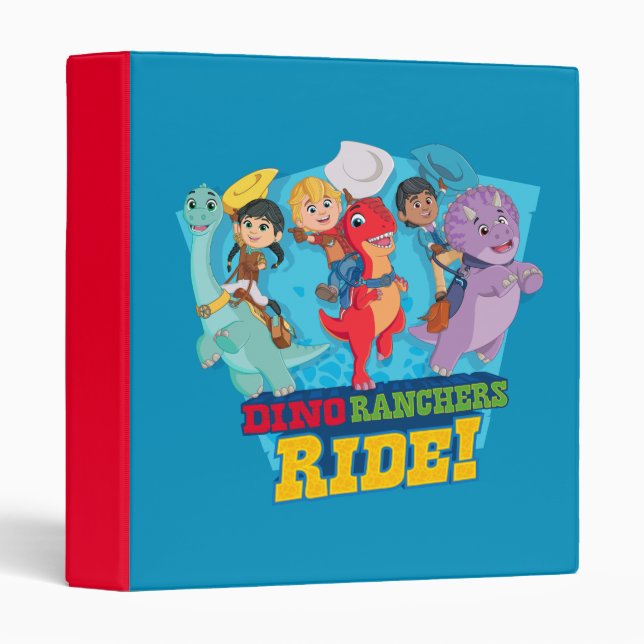 Dino Ranch | The Ranchers Ride! 3 Ring Binder (Front/Spine)