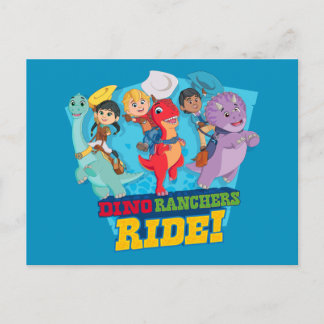 Dino Ranch | The Ranchers Ride! Postcard