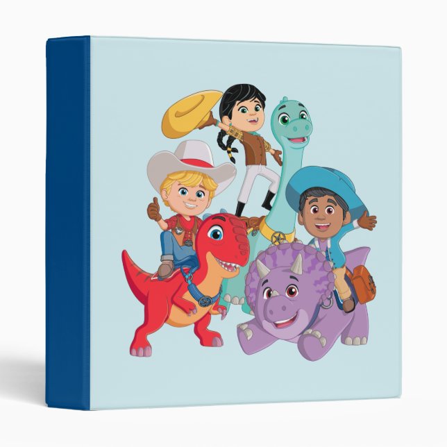 Dino Ranch Yee Haw! 3 Ring Binder (Front/Spine)