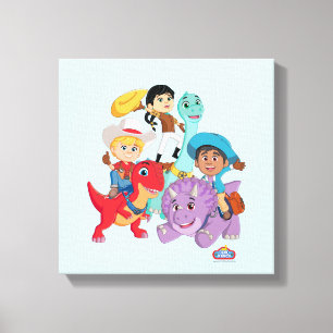 Dino Ranch Yee Haw! Canvas Print