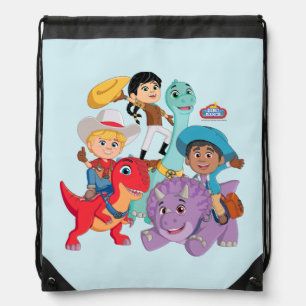 Dino Ranch Yee Haw! Drawstring Bag