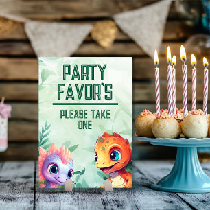 Dino Roar Favor, Cards & Gift Poster Print Set