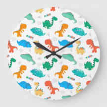 Dino Roar Large Clock